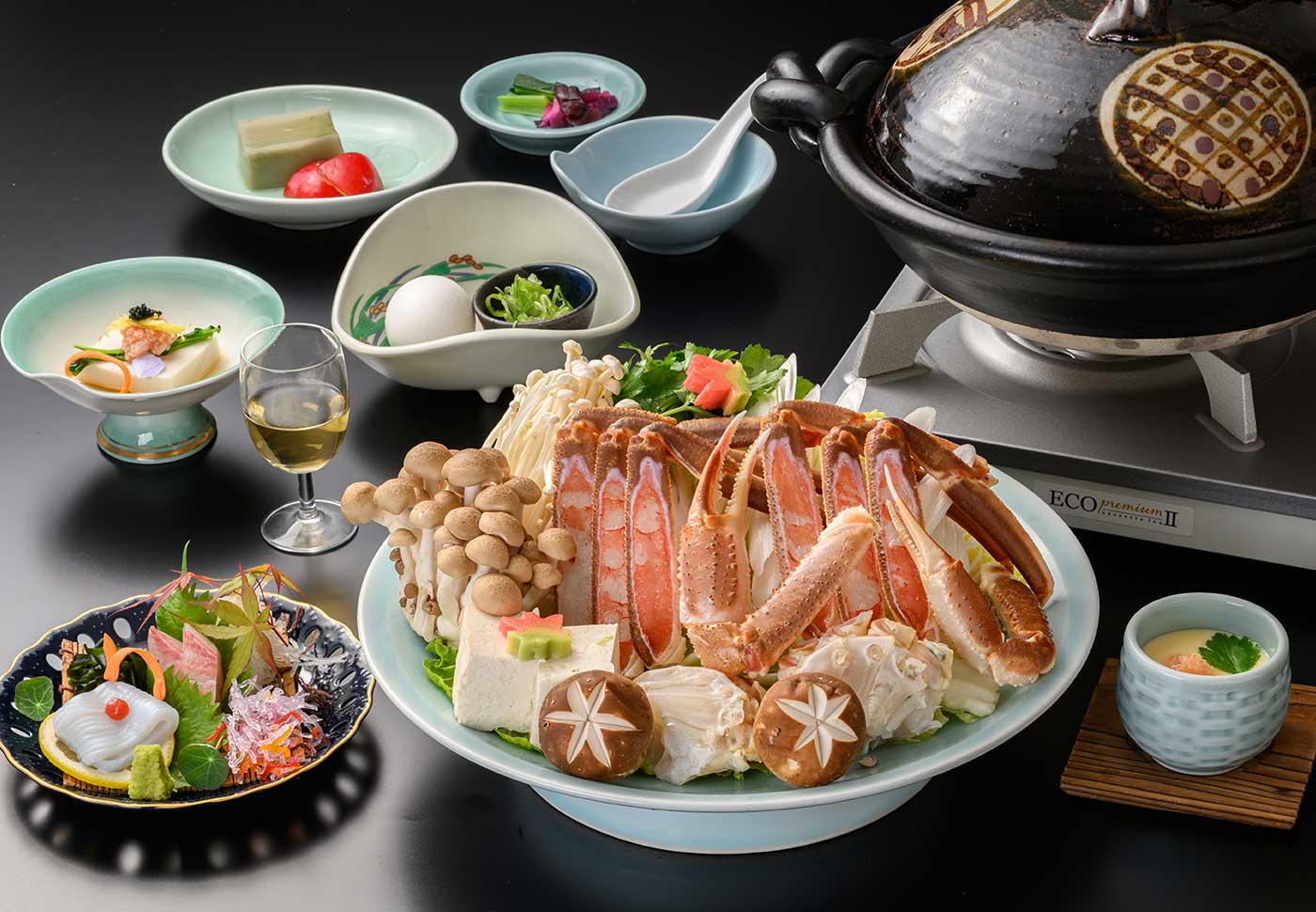 鳥取の蟹会席 (冬季限定)