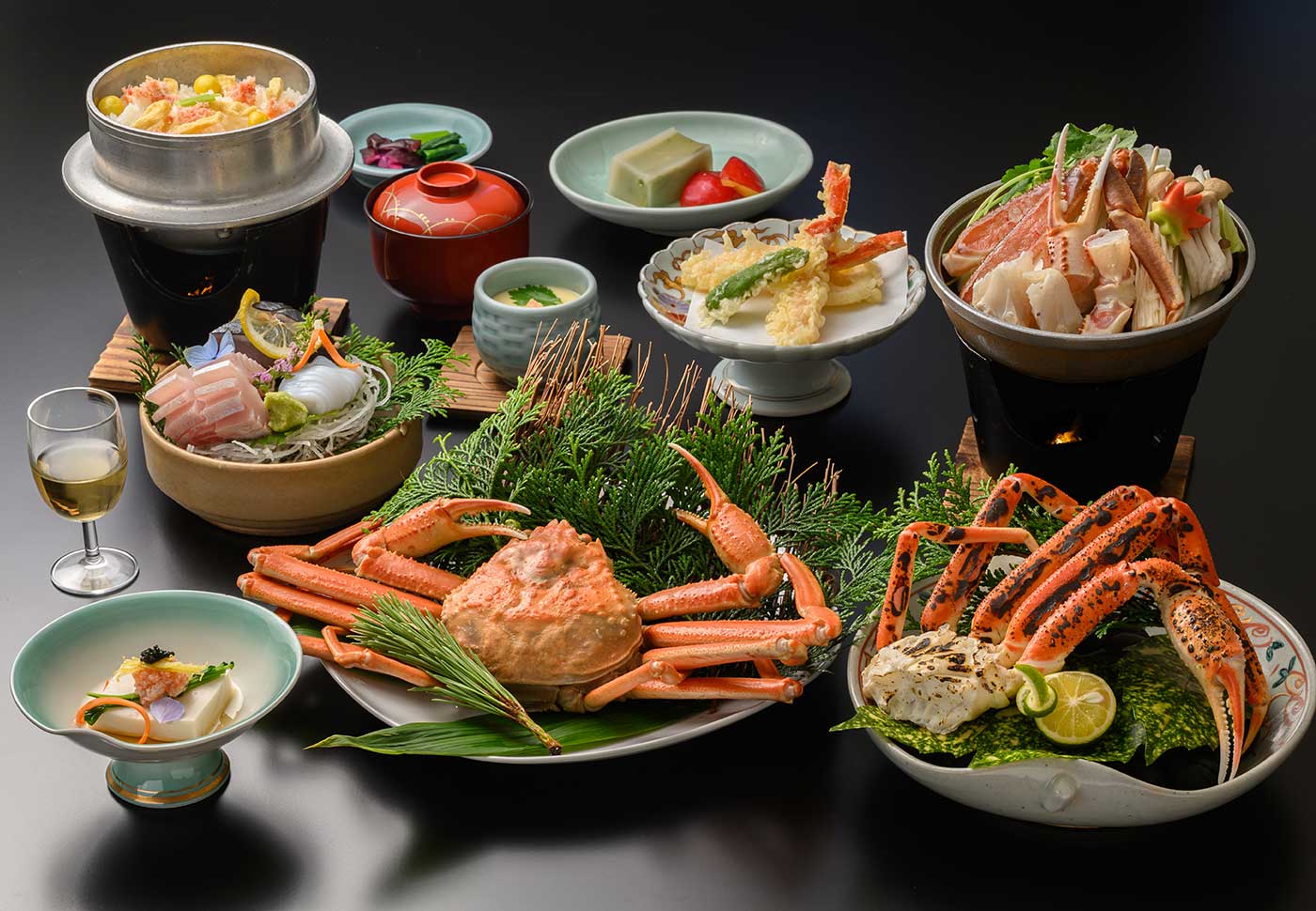 蟹料理 特選蟹会席プラン