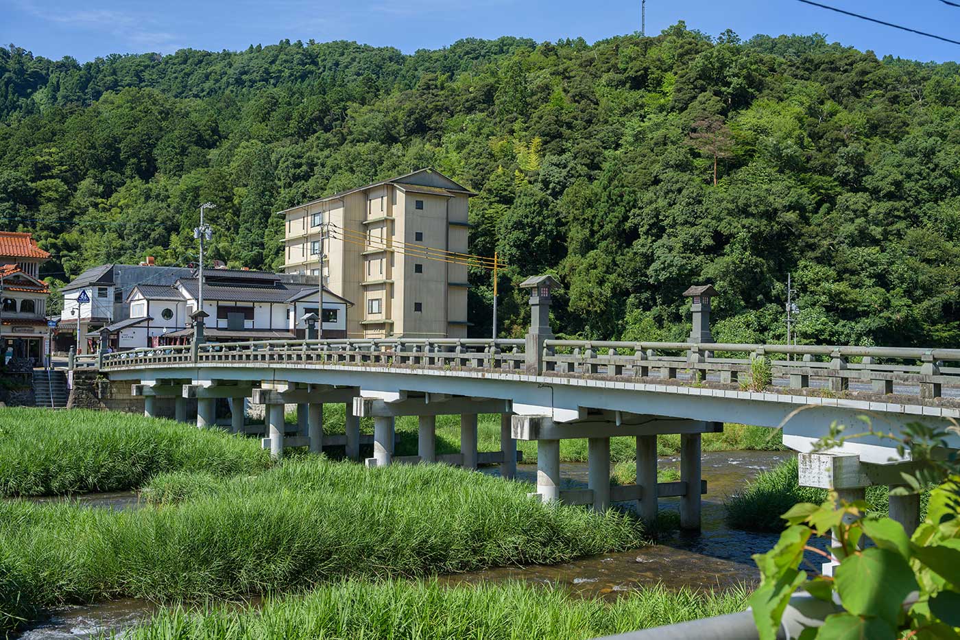三朝温泉街